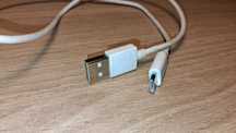Biały Kabel USB-A Do USB-C Ok. 1m Do Ładowania i Danych