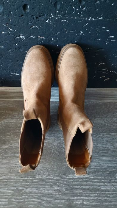 Замшеві челсі Zara