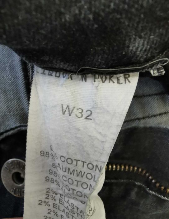 LIQUOR N POKER Męskie Spodnie Jeansowe Slim, Rurki  32/S/M jak Nowe !