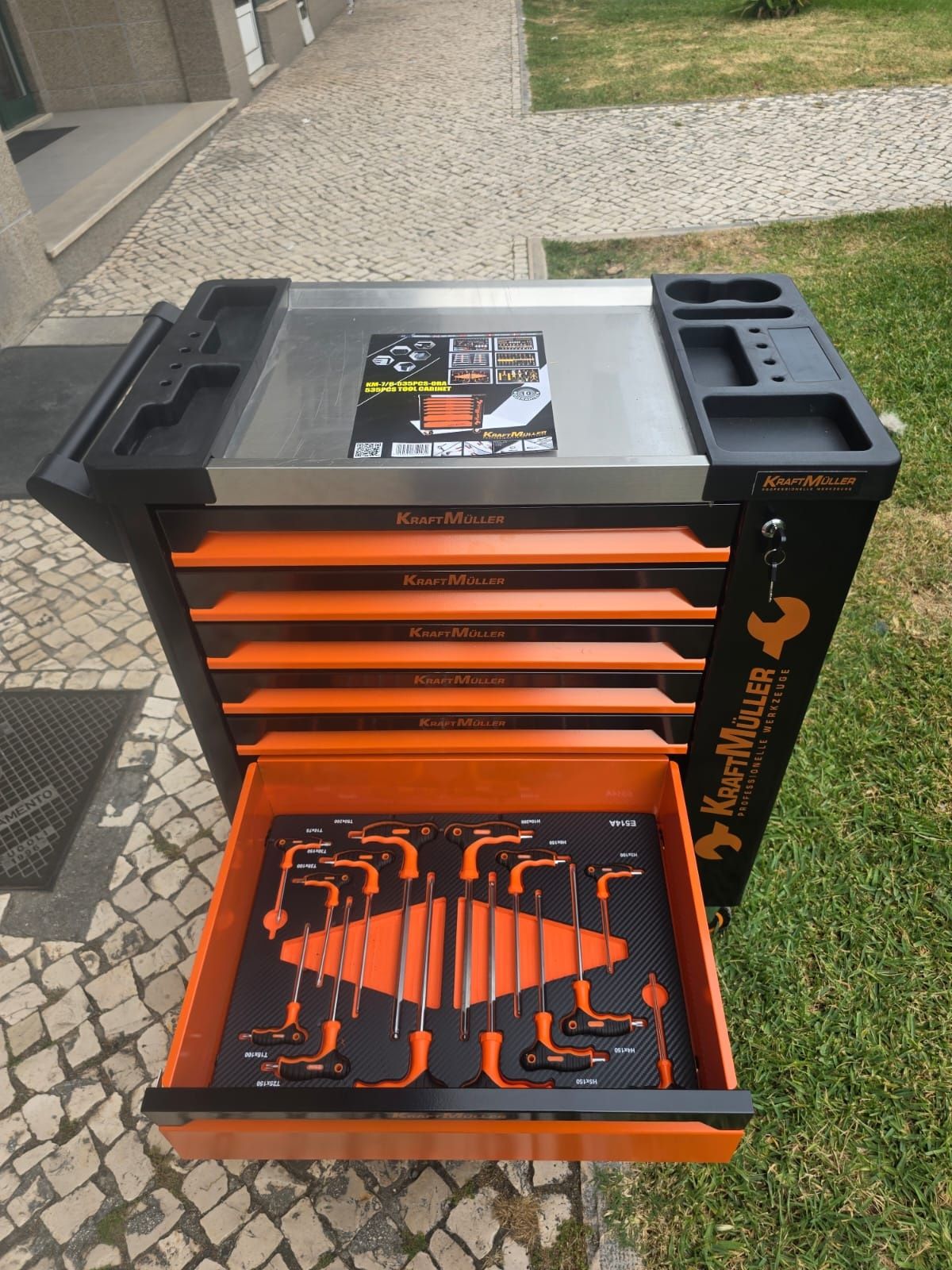 carrinho de ferramenta como 7 Gavetas 6 completas 5 completas novo