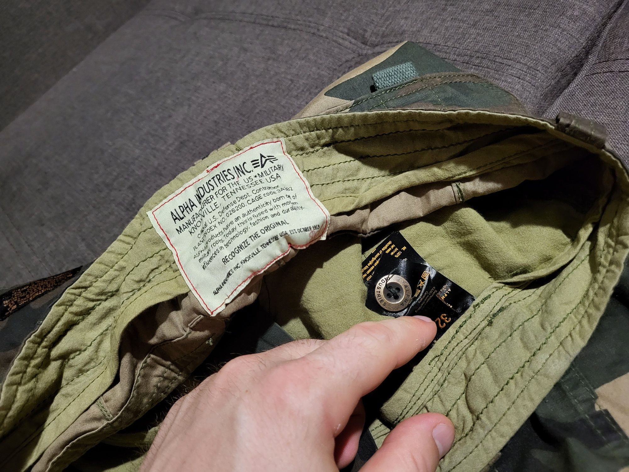 Шорты Alpha industries 32 M multicam камуфляж милитари