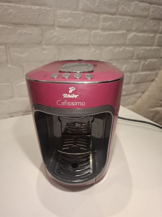 Ekspres Tchibo Cafissimo na kapsułki, kapsułkowy malinowy - różowy