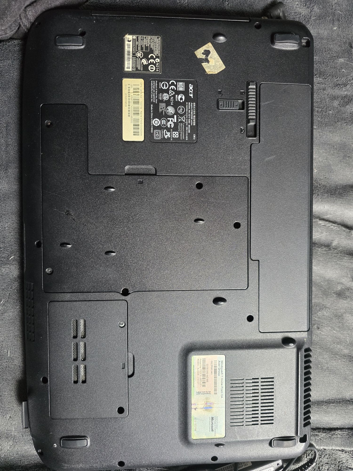 Laptop ACER Aspire 5740/5340 series MODEL NO. M52286