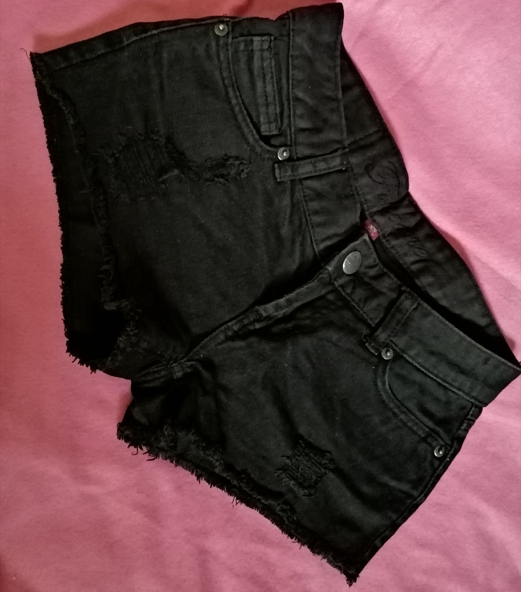 NEW YORKER spodenki dżinsowe szorty jeansowe postrzępione  NOWE!