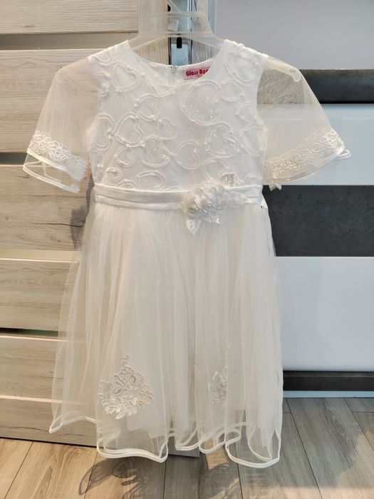 SUKIENKA koronka  z serca  TIUL