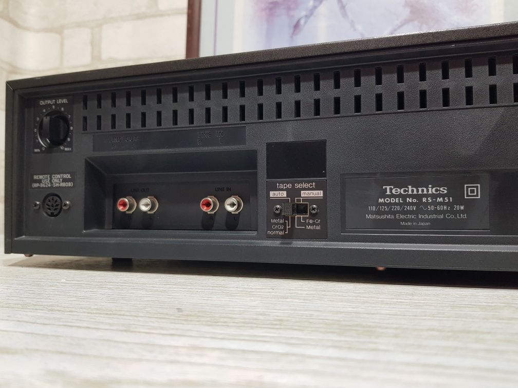 Касетна стереодека TECHNICS RS-M51, б/в з Німеччини