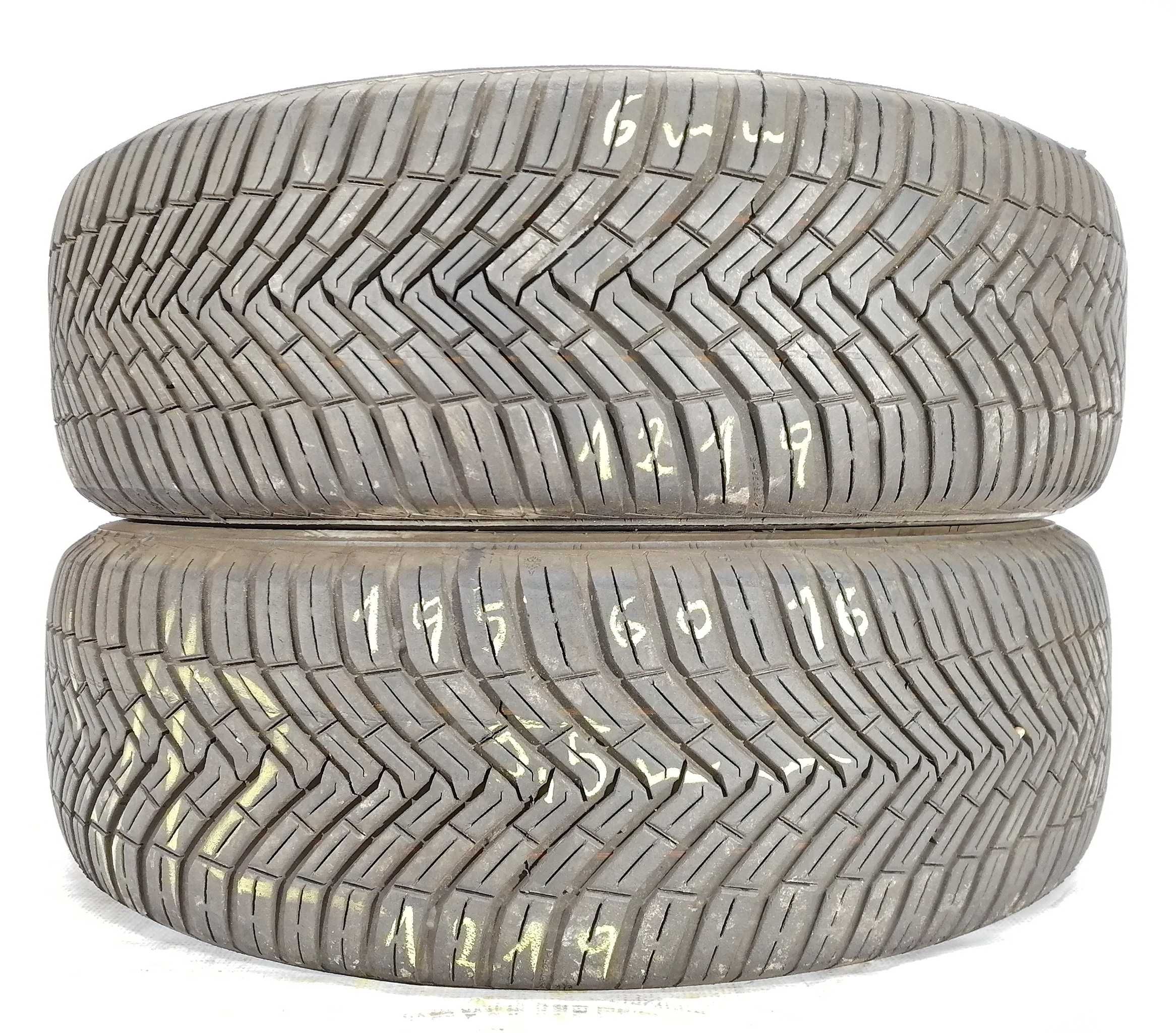 2x 195/60 R16 Continental opony całoroczne 5,5 mm / wysyłka montaż