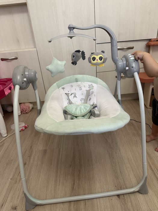 Шезлонг качеля для новородженных