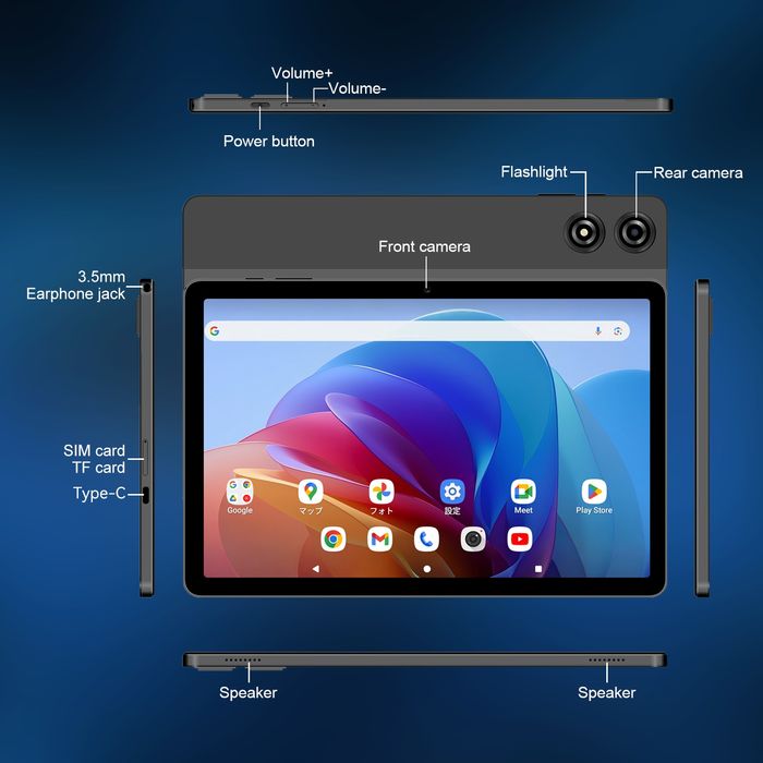 Планшет 8\128 Gb Helio G100 BNCF BPad 11" Android 15 2Sim 1920×1200