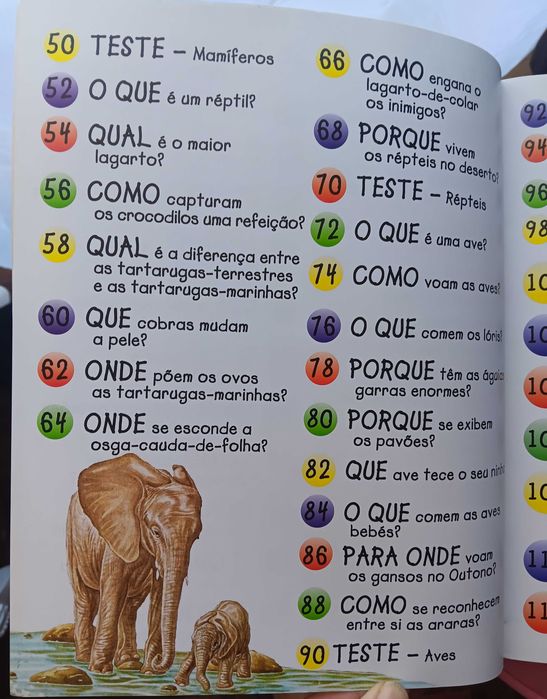 Livro O Quê? Onde? Porquê? Perguntas respostas sobre a natureza