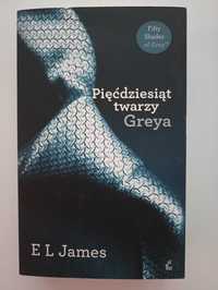 Książka " Pięćdziesiąt twarzy Greya " E L James