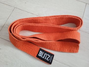 Pas pomarańczowy Blitz 250 cm, 100% bawelna