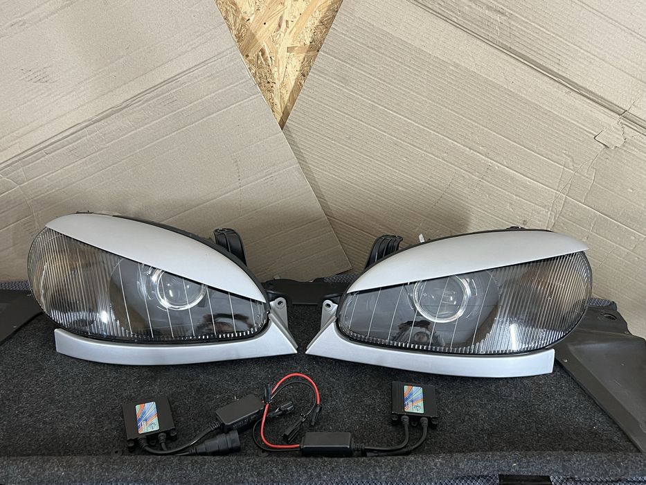 Фары Lanos - Sens - Би Линзы / ресницы / ксенон Н1 / блоки