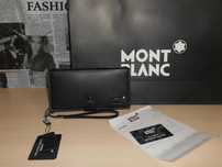 Duży PORTFEL MĘSKI, Organizer, Saszetka MONT BLANC, skóra 2255