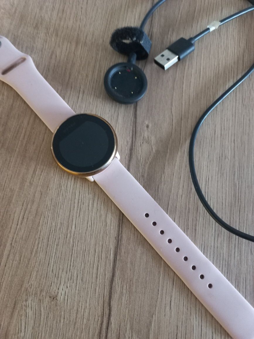 Zegarek damski -Smartwatch Polar Ignite Pink Rose S