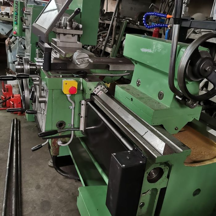 Tokarka Tur 50 x 1500 Remont Gwarancja odczyt cyfrowy Dostosowanie BHP