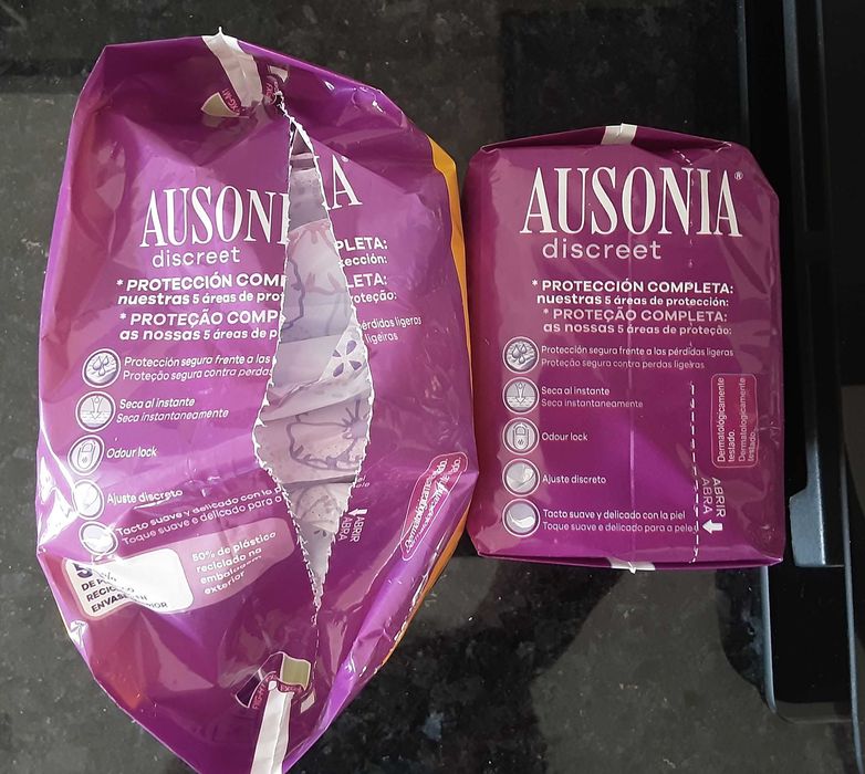 2 Packs Pensos Incontinência Ausonia Discreet