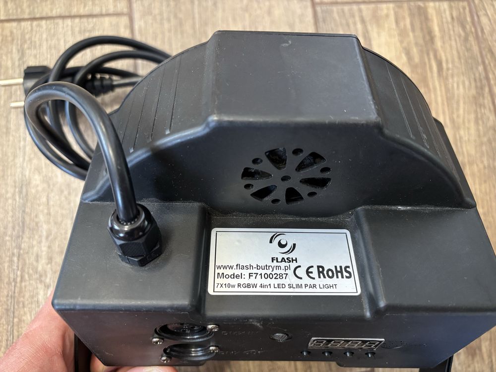 Led par 7x10w RGBW 9szt