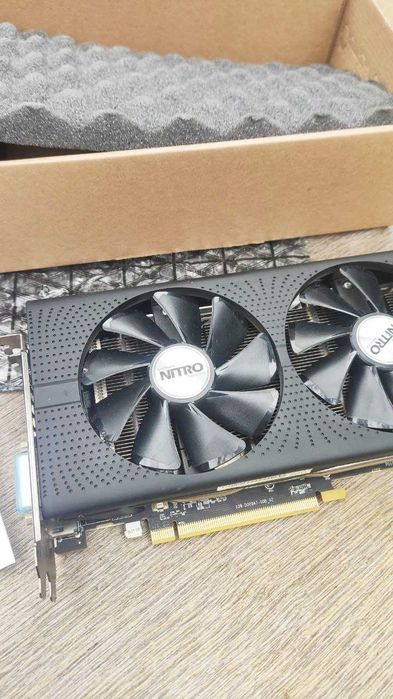 Игровая видеокарта RX 480 Nitro+ 8GB, RGB, OC