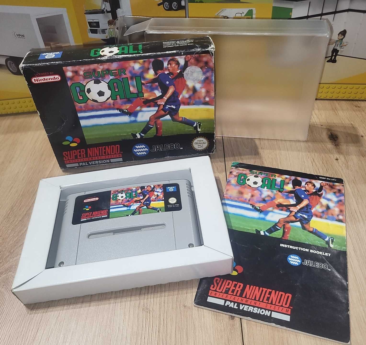 Gra Super GOAL - NINTENDO SNES - DB stan CIB Komplet +Protektor