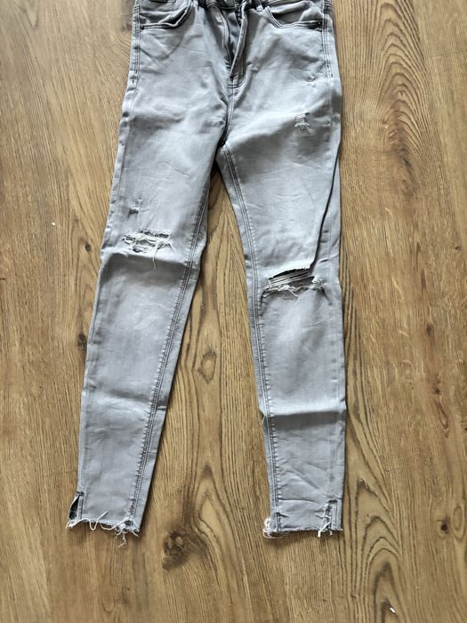 Jeansy stradivarius r38 super high waist