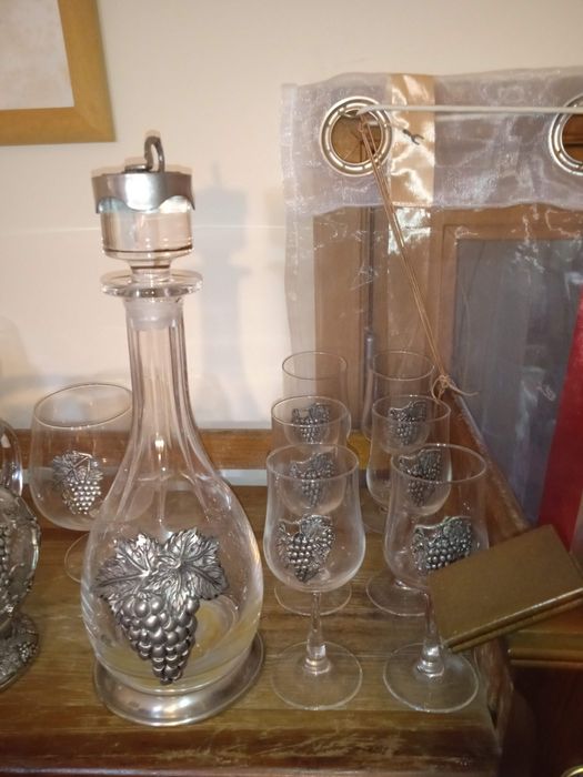 Jogo copos em estanho