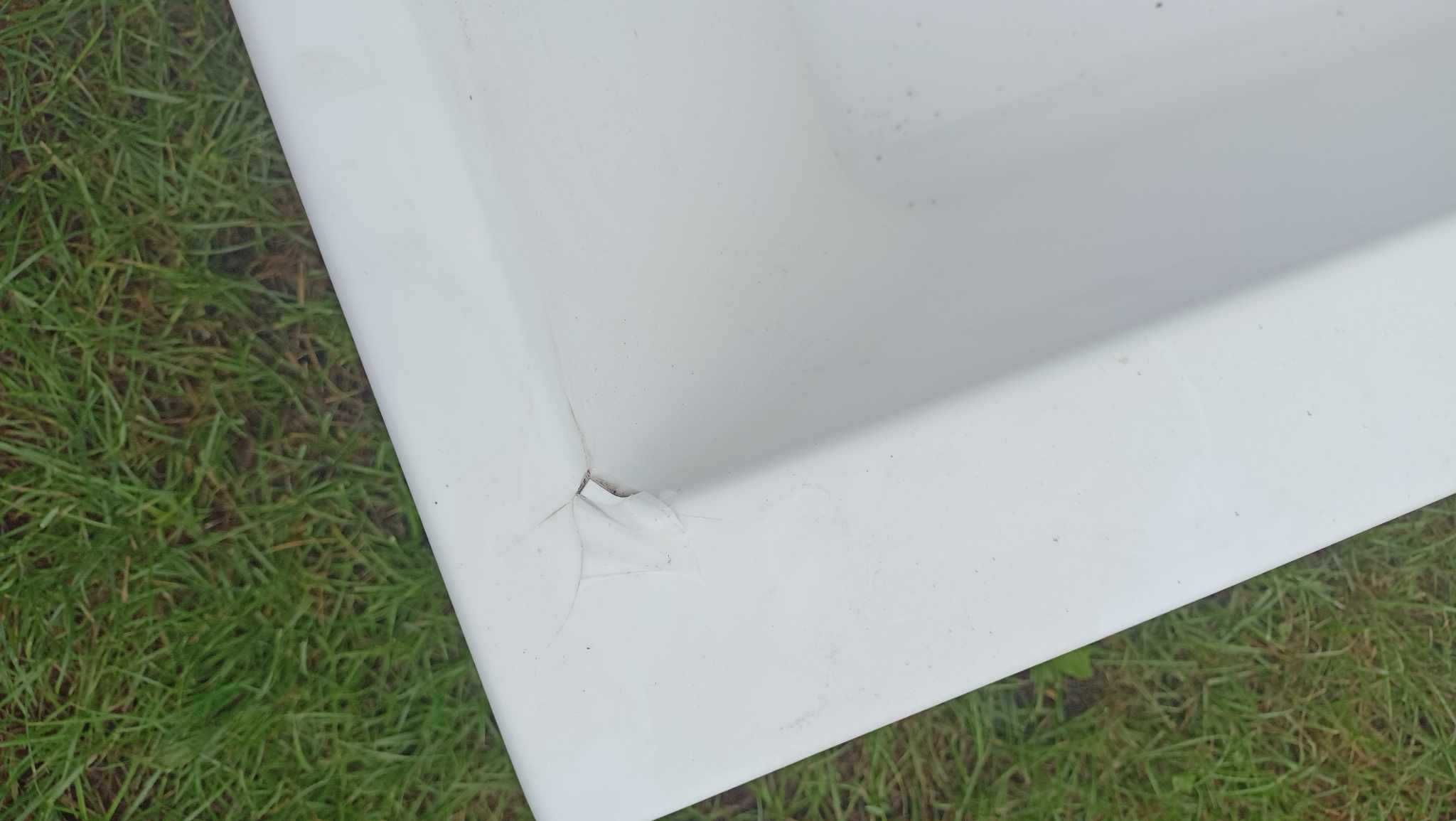 Wanna Excellent Pryzmat 170x75 prostokątna biała