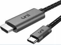 Kabel Uni USB c HDMI 1.8 M czarny