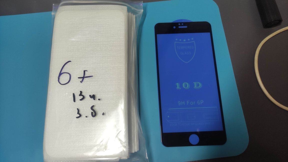 Нові захисні стекла для IPHONE 6+,7,8,7+,8+,XS Max  54 шт.