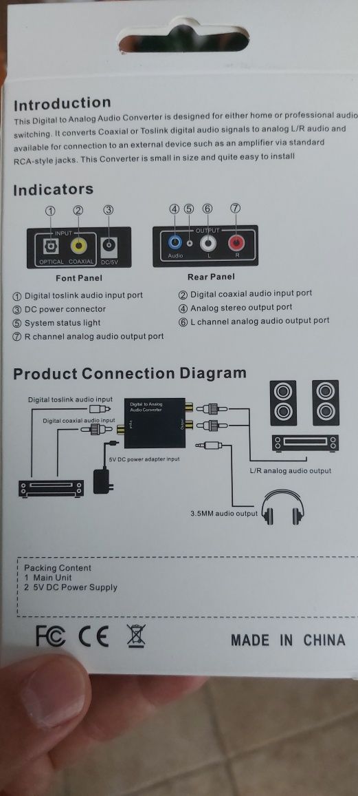 Conversor audio analógico para digital