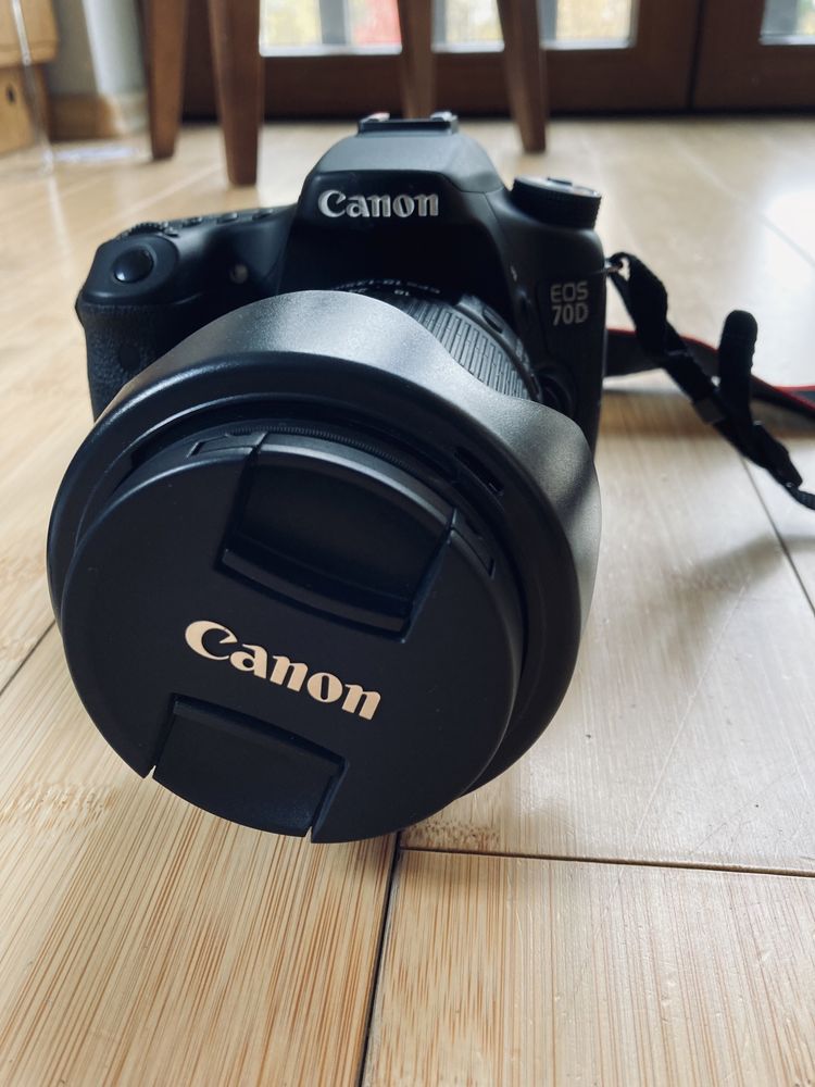 CANON 70D + obiektyw 18-135 PRZEBIEG 2408! Jak NOWY