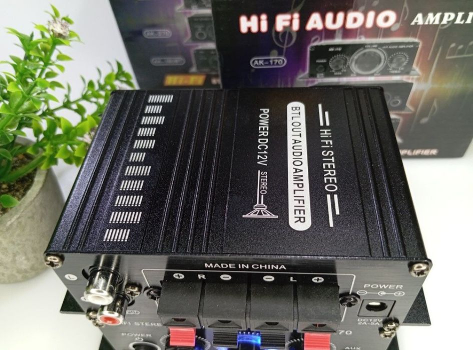 ‼️Усилитель мощности звука мини AK270 12V підстлювач звуку муз центр‼️