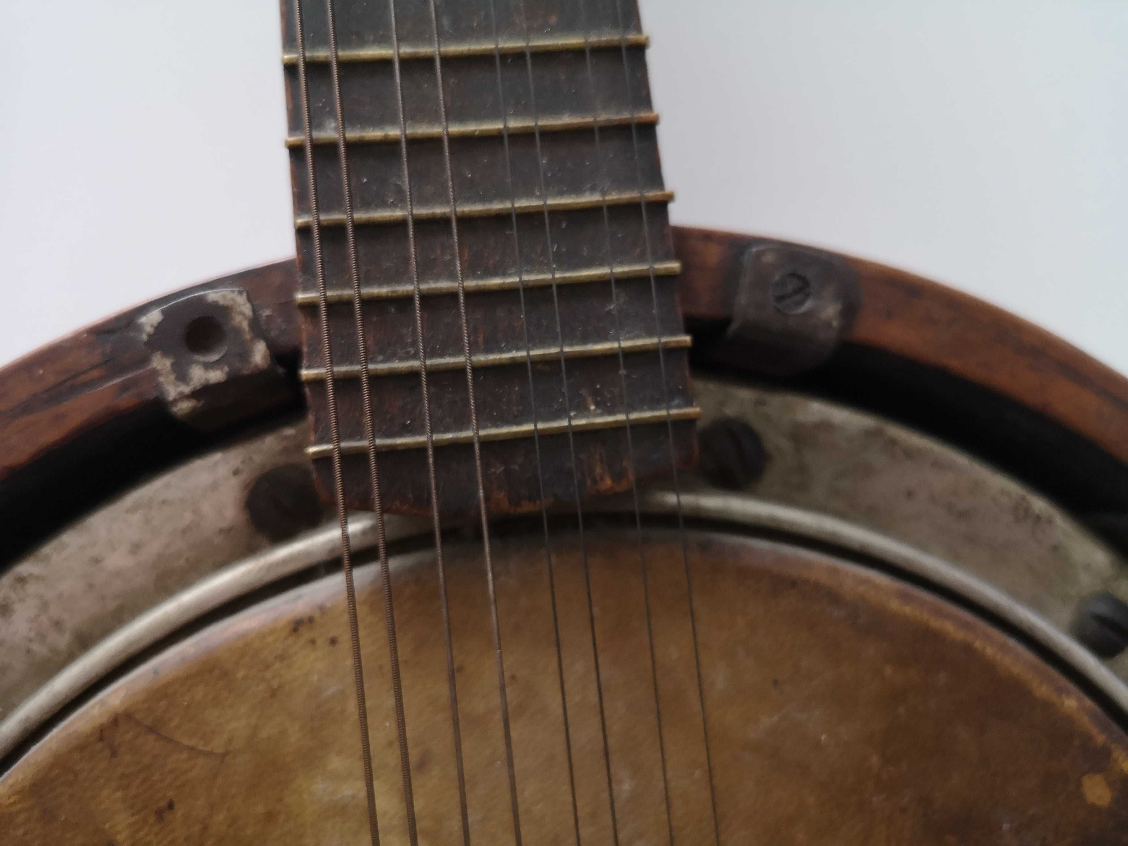 banjo stare instrument antyk retro