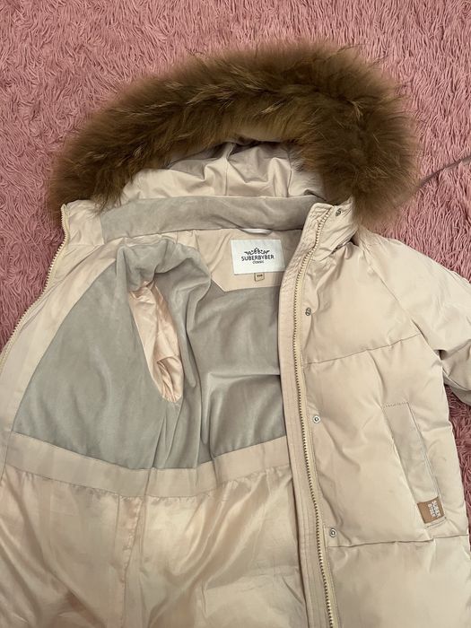 Зимовий натуральний пуховик