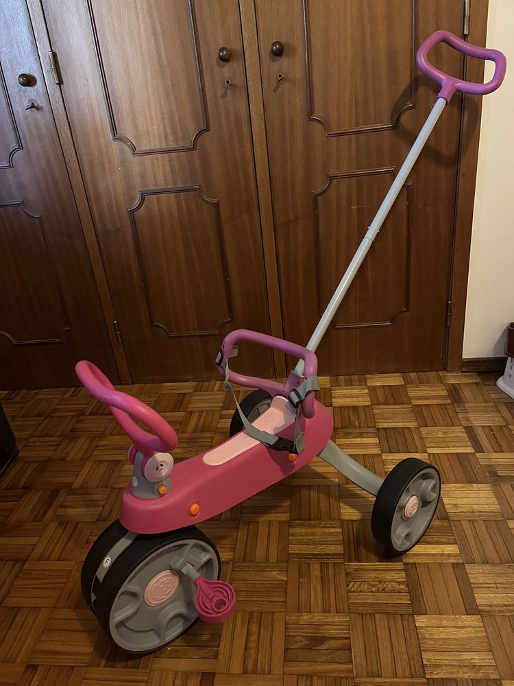 Triciclo criança rosa