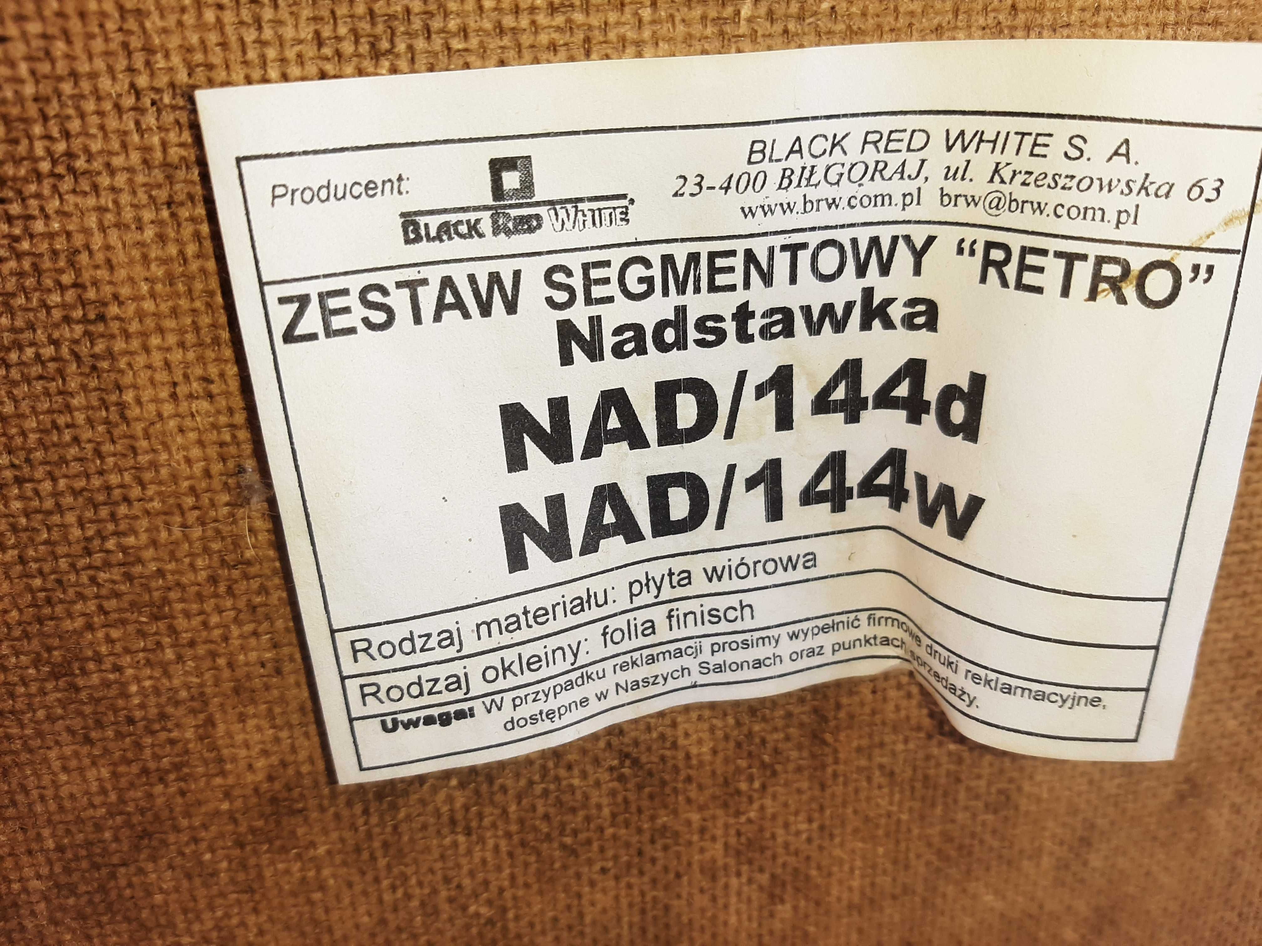 Szafka komoda regał nadstawka z półkami BRW Segment Retro