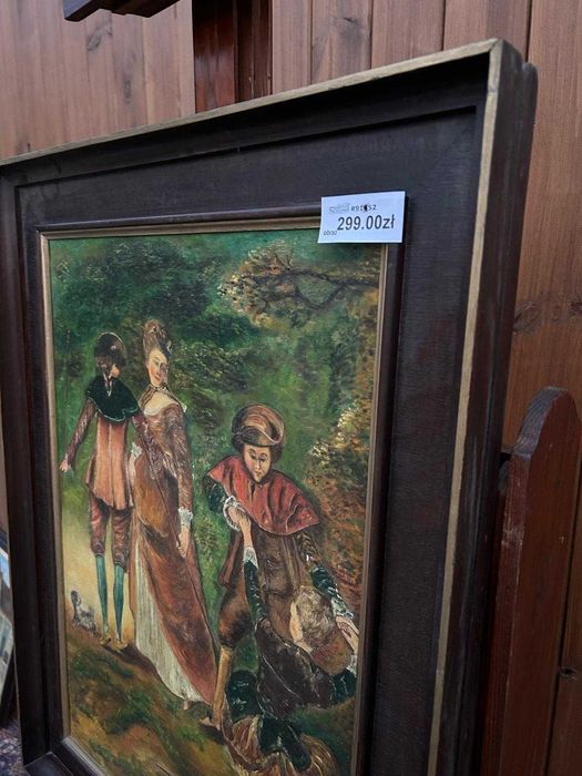 Obraz, arystokraci na spacerze #9152 Stylowy Węgrów