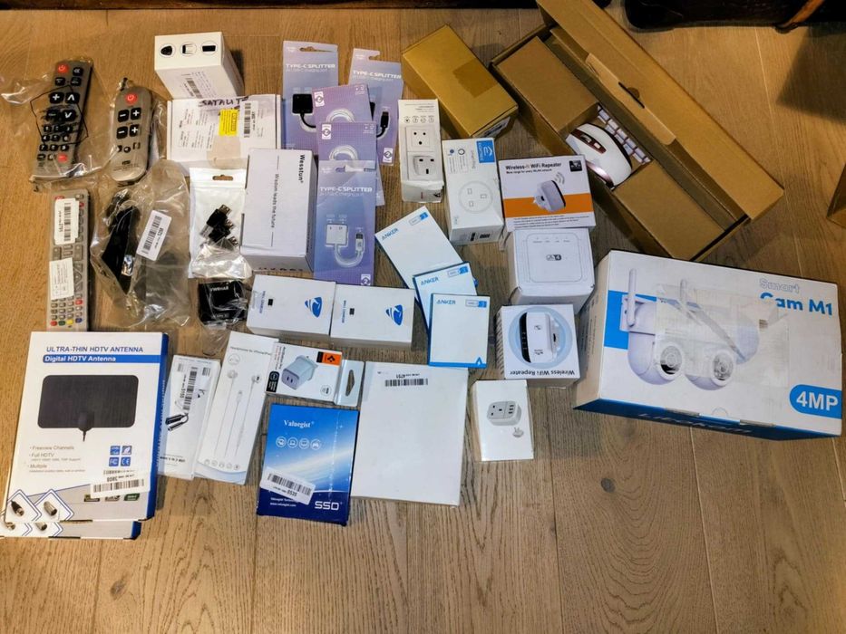 Box zwroty konsumenckie Amazon MIX elektronika 34 sztuki