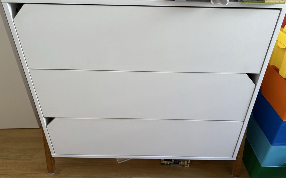 Meble Bellamy komplet - łóżko biurko szafa komoda stan BDB