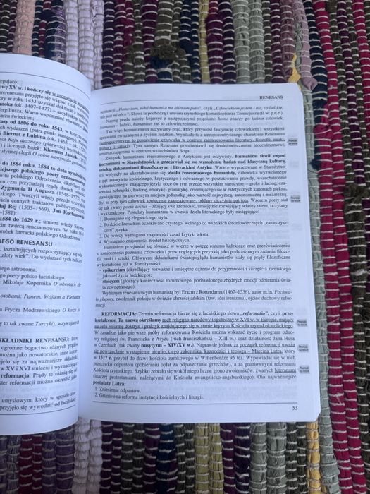 Ściąga język polski- opracowania lektur i wierszy liceum GREG