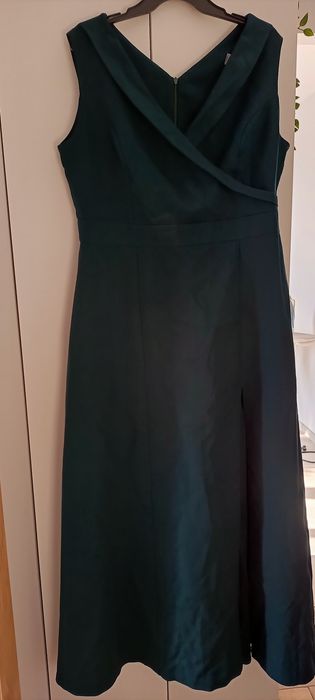 Elegancka zielona sukienka na wesele