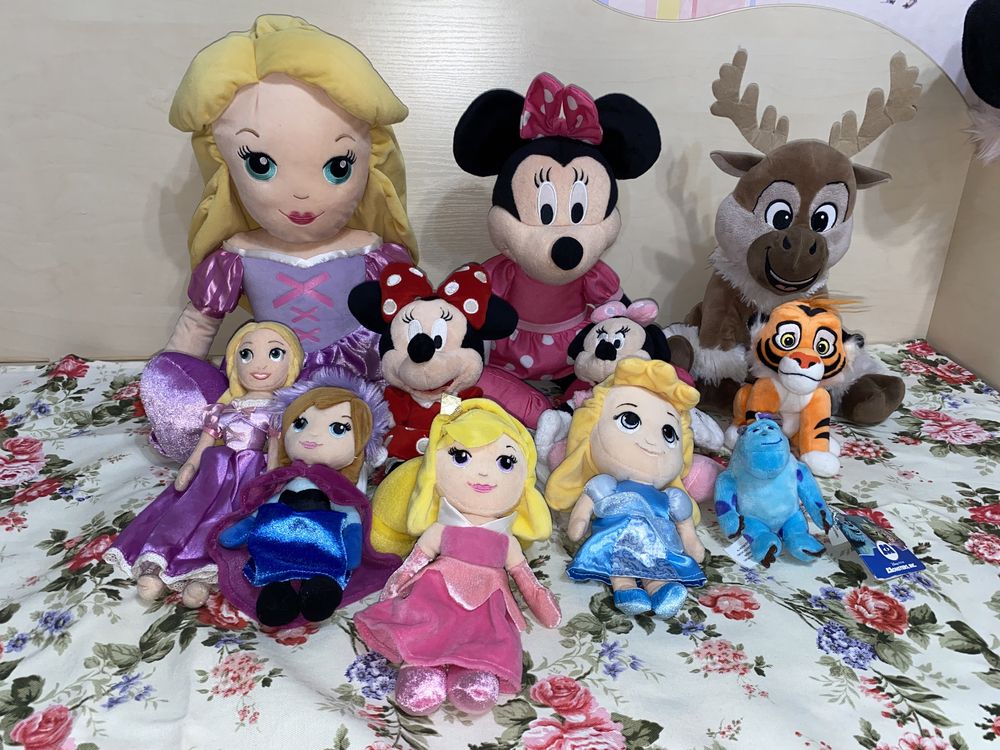 Мягкие игрушки Disney. Куклы принцессы Дисней