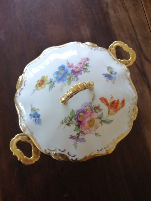 Mini "terrina" decorativa de porcelana da Bavaria