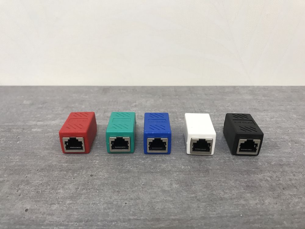 МЕТАЛЛ Джойнер Соединитель витой пары LAN разъем RJ-45 Cat 6 Starlink