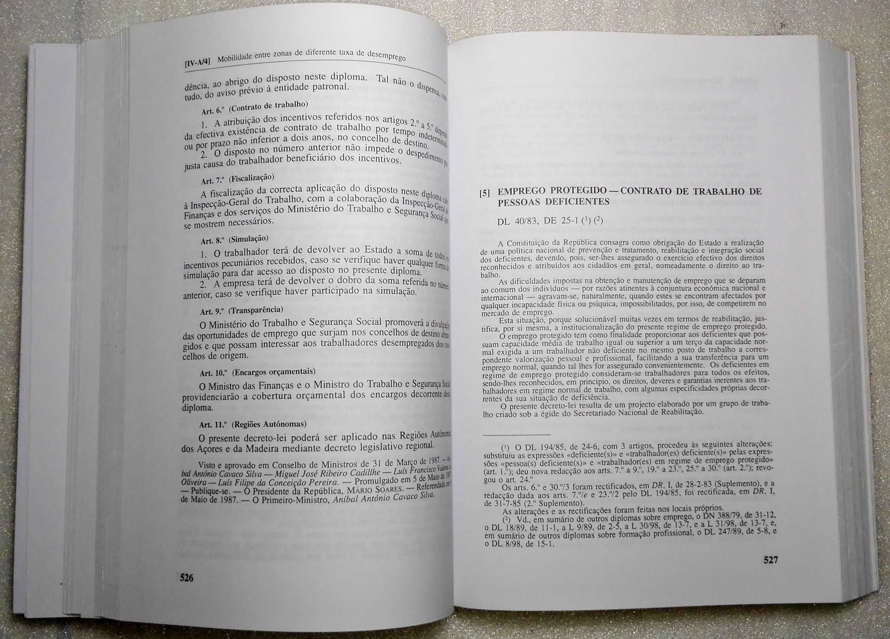 Livro Legislação do Trabalho (2000)