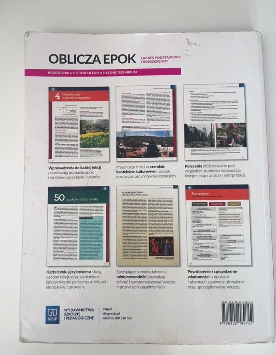 Podręcznik do języka polskiego- oblicza epok 2.1