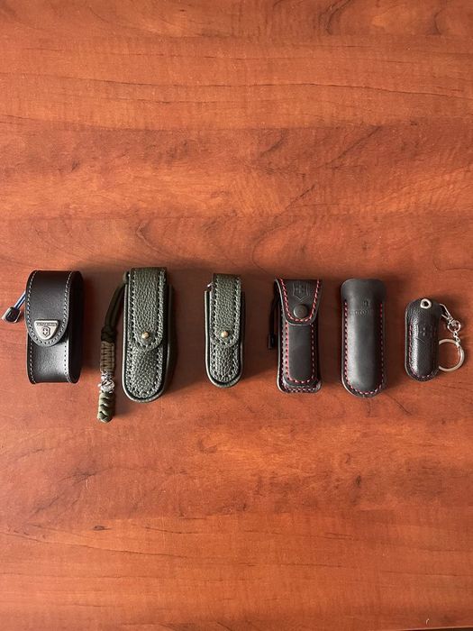 Чехол из натуральной кожи в сумку карман victorinox wenger leatherman