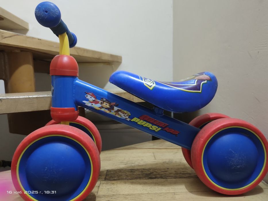 Беговел толокар "Щенячий патруль"