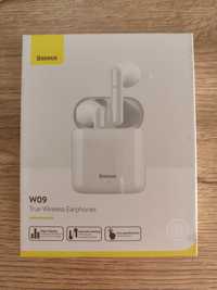 Słuchawki Baseus W09 białe - nowe