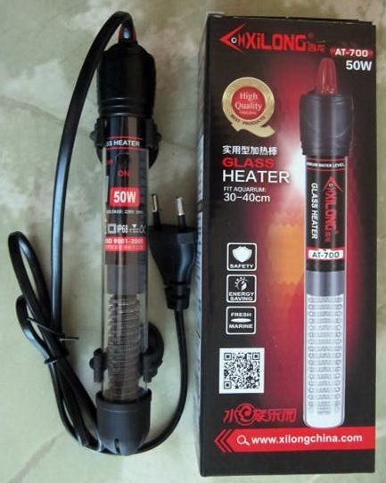 Продам  Б/У обогреватель для аквариума 50 W